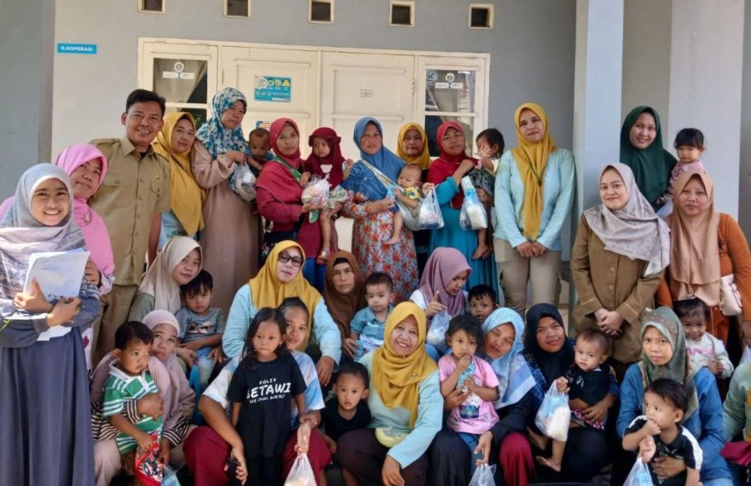 DT Peduli Lakukan Pemantauan Pekanan Progam Gizi untuk Cegah Stunting di Kedung Waringin 