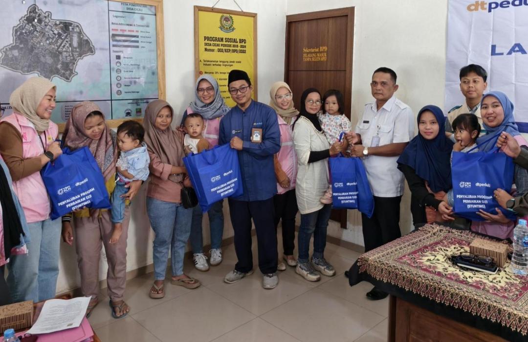 Sinergi Kebaikan, DT Peduli Bersama YBM PLN UP3 Cikarang dan Puskesmas Sukamahi Luncurkan Program Perbaikan Gizi Balita 