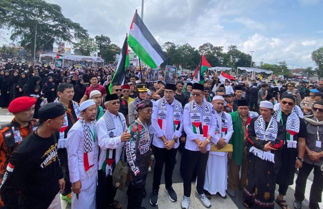 DT Peduli dan Aliansi Rakyat Sukabumi Gelar Aksi Solidaritas untuk Palestina 
