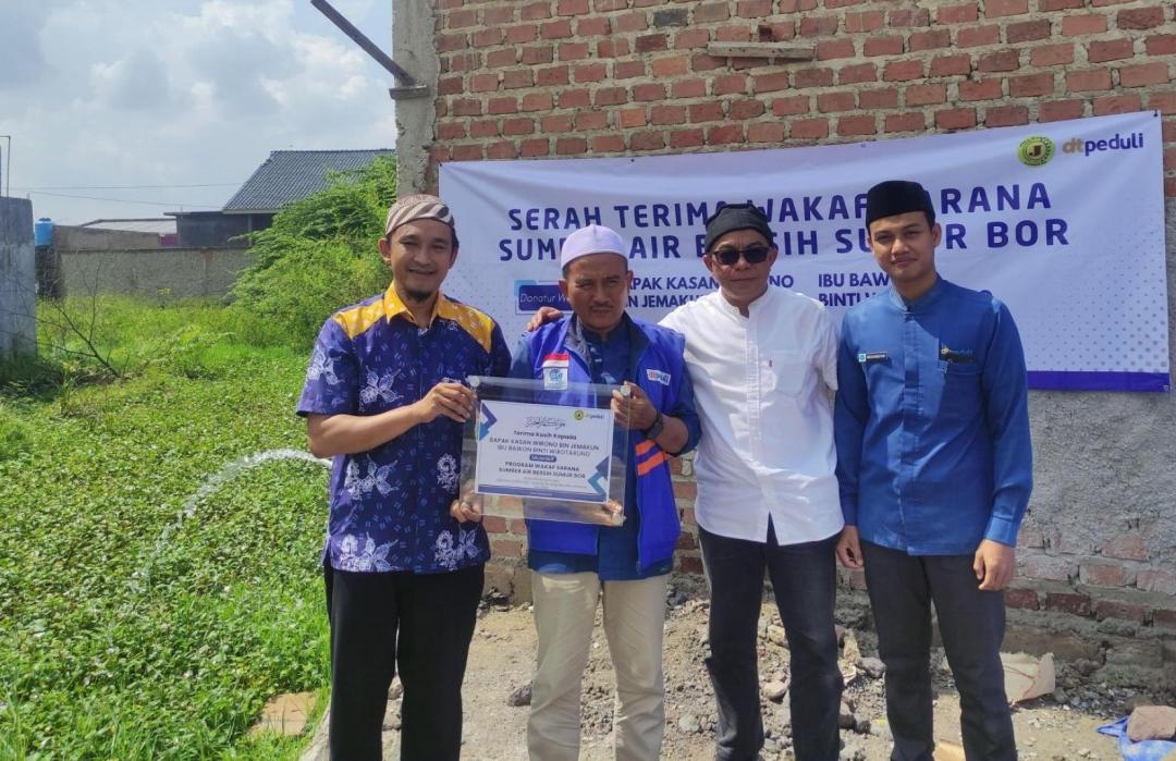Penuhi Kebutuhan Jemaah, DT Peduli Lampung Bangun Sumur Bor di Mushala As Sarmada 