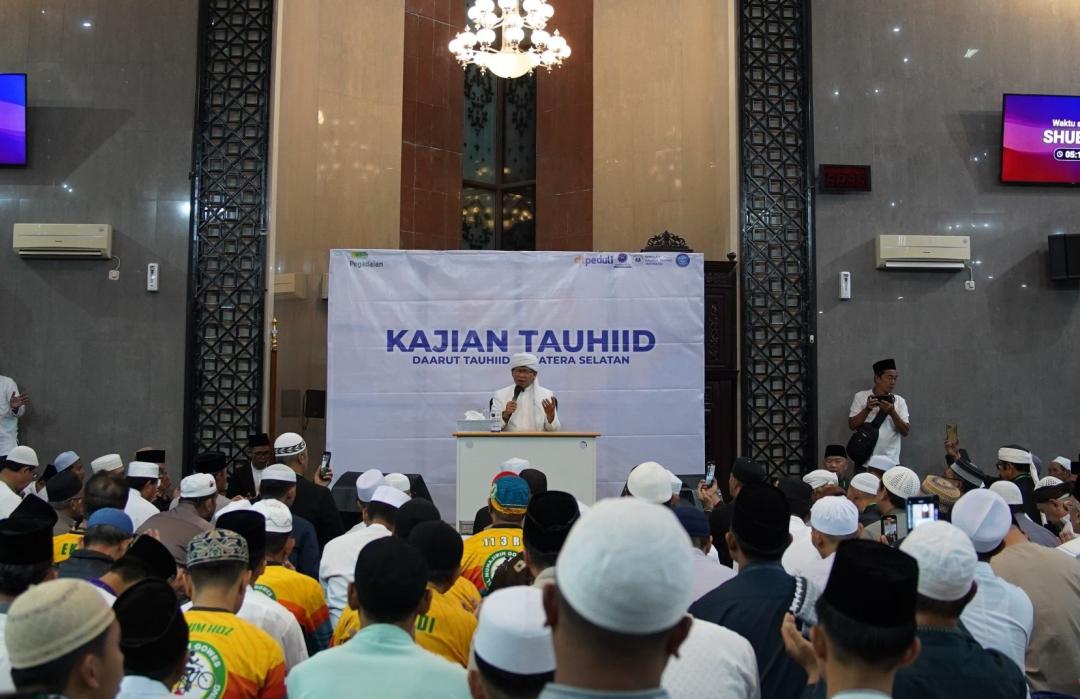 Kajian Tauhiid di Masjid Baiturrahman Bukit Sejahtera Palembang, Aa Gym: Galau Itu Alarm Kita Harus Kembali kepada Allah! 