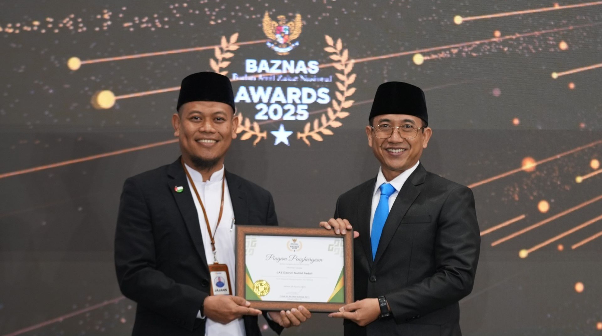 Amanah di Balik Penghargaan, DT Peduli Raih BAZNAS Awards 2025  
