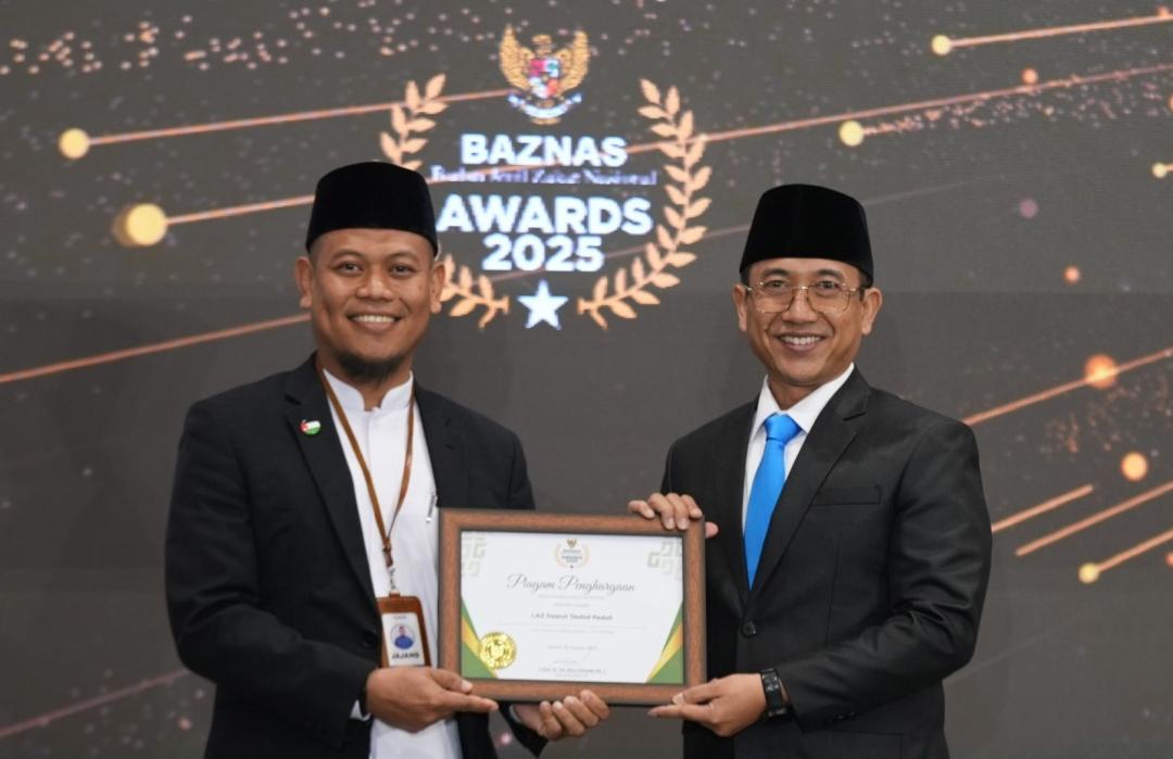 Amanah di Balik Penghargaan, DT Peduli Raih BAZNAS Awards 2025  