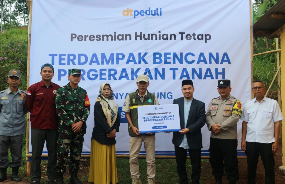 Dari Puing Menuju Harapan, Korban Pergerakan Tanah Nyalindung Resmi Tempati Rumah Ramah Lingkungan 