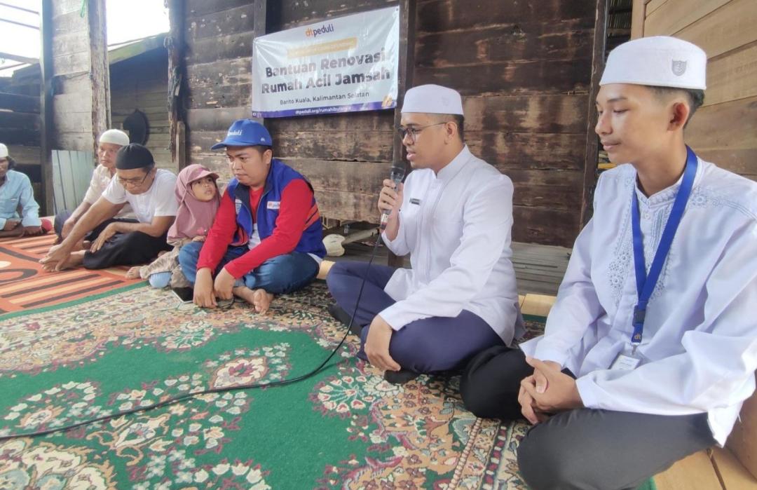 Realisasikan Rumah Impian, DT Peduli Resmikan Tahap 1 Renovasi Rumah Acil Jamsah di Barito Kuala 