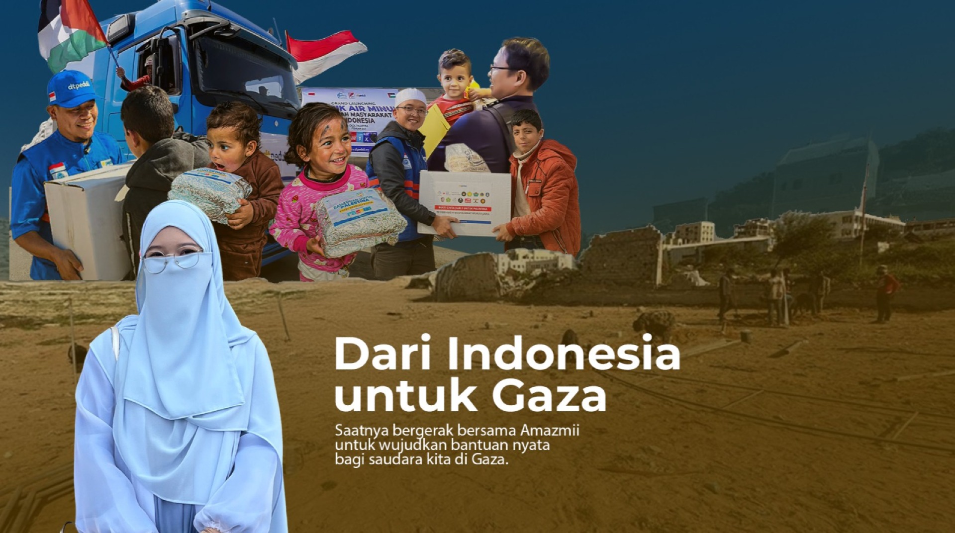 Peduli Palestina bersama Amazmii
