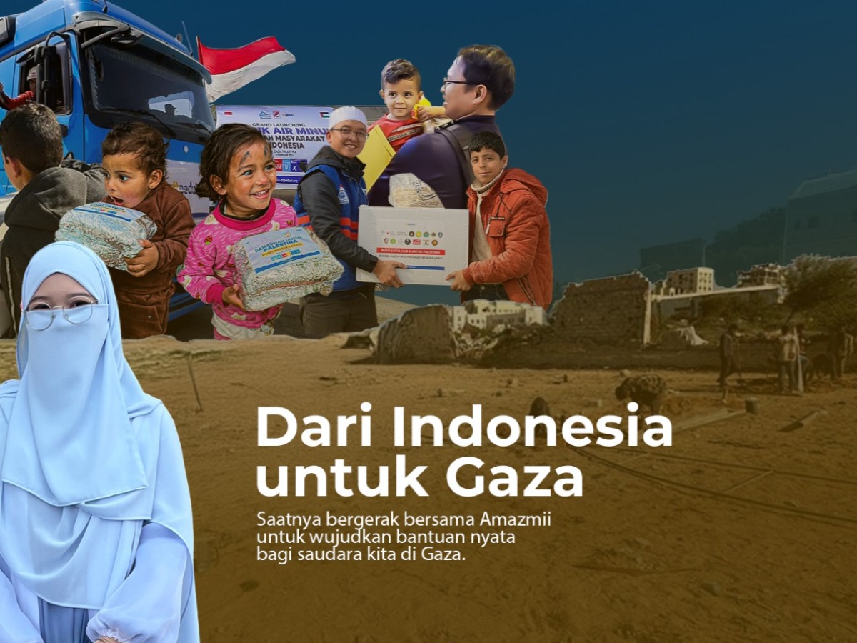 Peduli Palestina bersama Amazmii