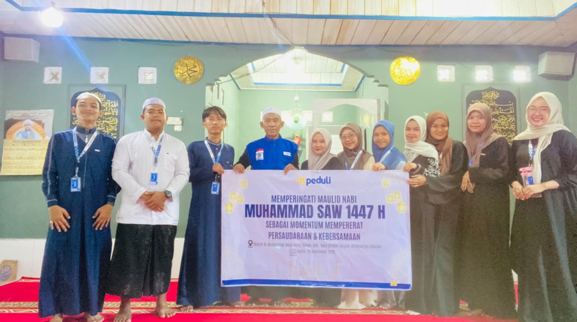 Pererat Ukhuwah, DT Peduli Kalsel Gelar Maulid Nabi Bersama Warga Mualaf 