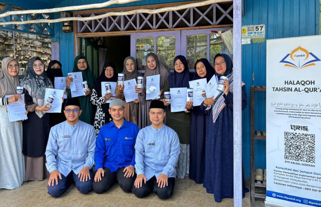 Didukung Tim Penggerak PKK, DT Peduli Resmikan Halaqah Tahsin Al-Qur'an di Banjarmasin 