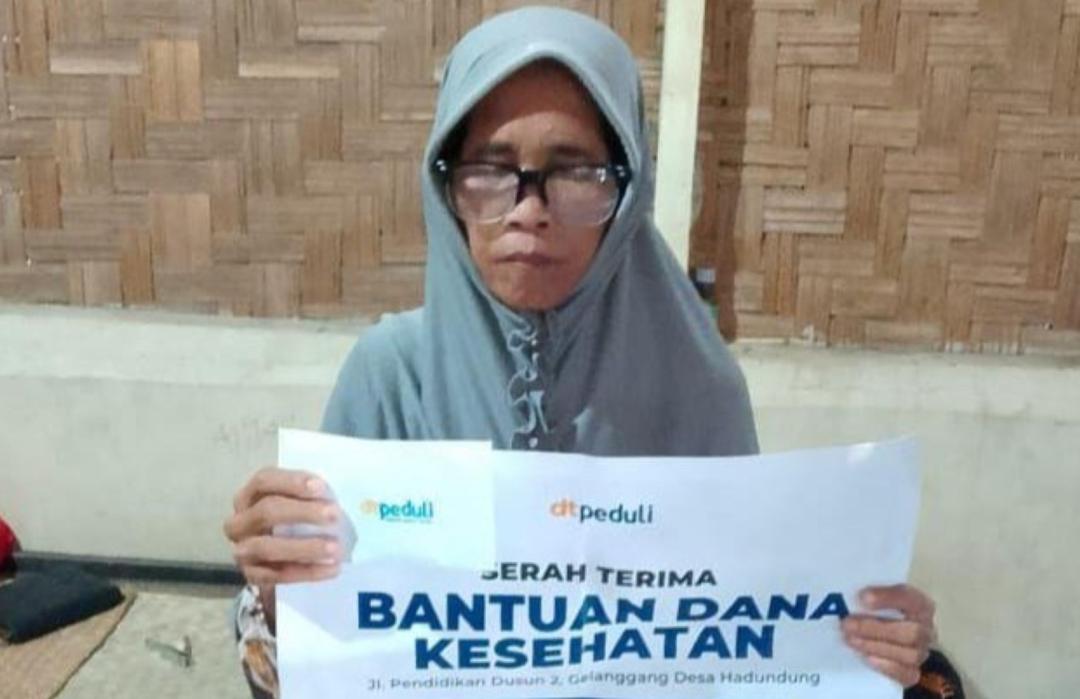 Ringankan Biaya Pengobatan Stroke, DT Peduli Sumut Salurkan Bantuan Dana Kesehatan untuk Nurisam 