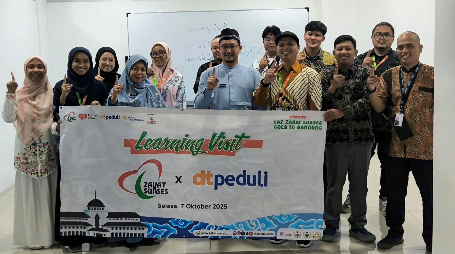 Perkuat Kolaborasi Filantropi, DT Peduli Sambut Kunjungan Studi Banding LAZ Zakat Sukses 