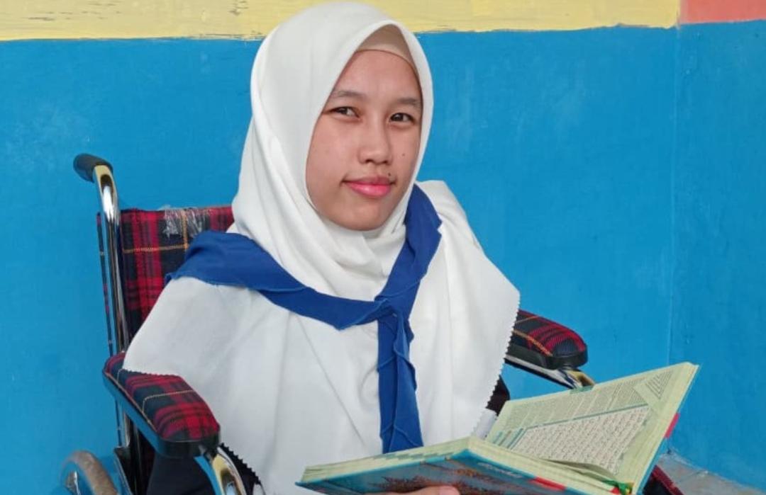 Cerita Hikmah Khairunnisa Nurseli, Santri Tahfidz Disablitas Semangat Meraih Cita-Cita