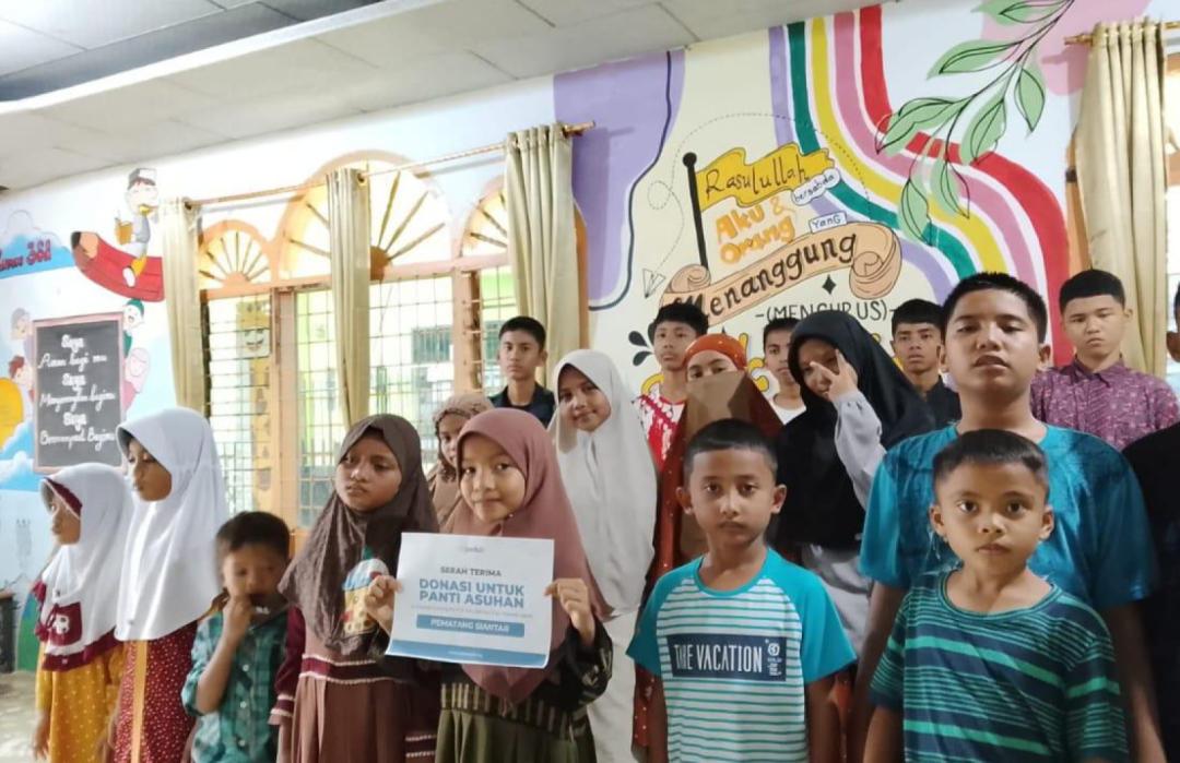 DT Peduli Sumut Salurkan Donasi LinkAja untuk Panti Asuhan di Pematangsiantar