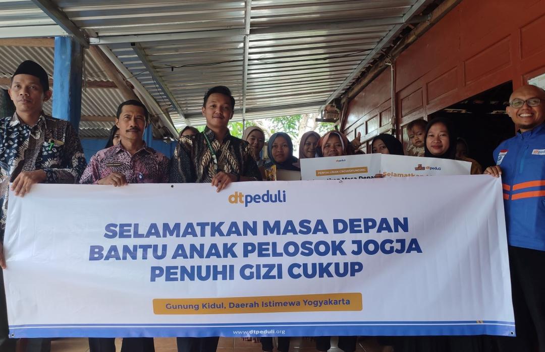 Cegah Stunting di Gunungkidul, DT Peduli Yogyakarta dan Iki Telurqu Gelar Penyuluhan di Dusun Nglumbung 