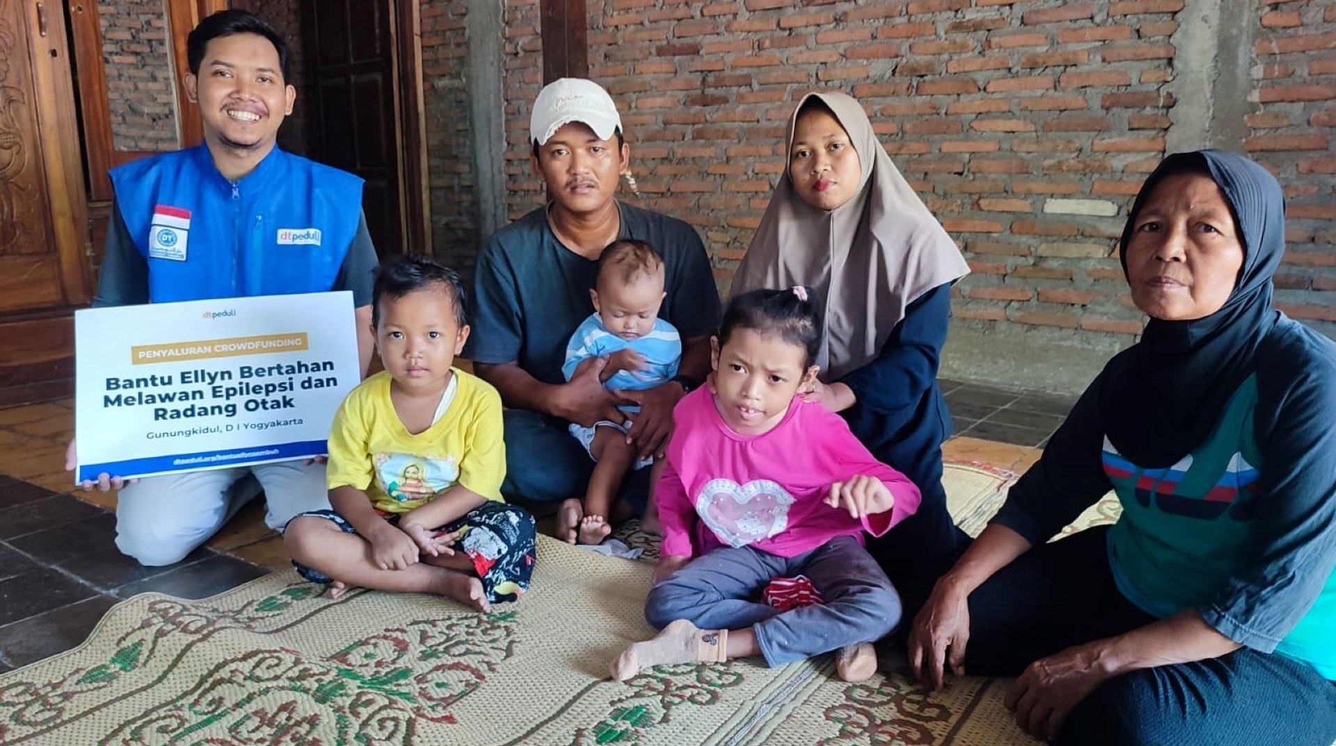 DT Peduli Yogyakarta Salurkan Donasi Crowdfunding untuk Ellyn, Pejuang Radang Otak dan Epilepsi 