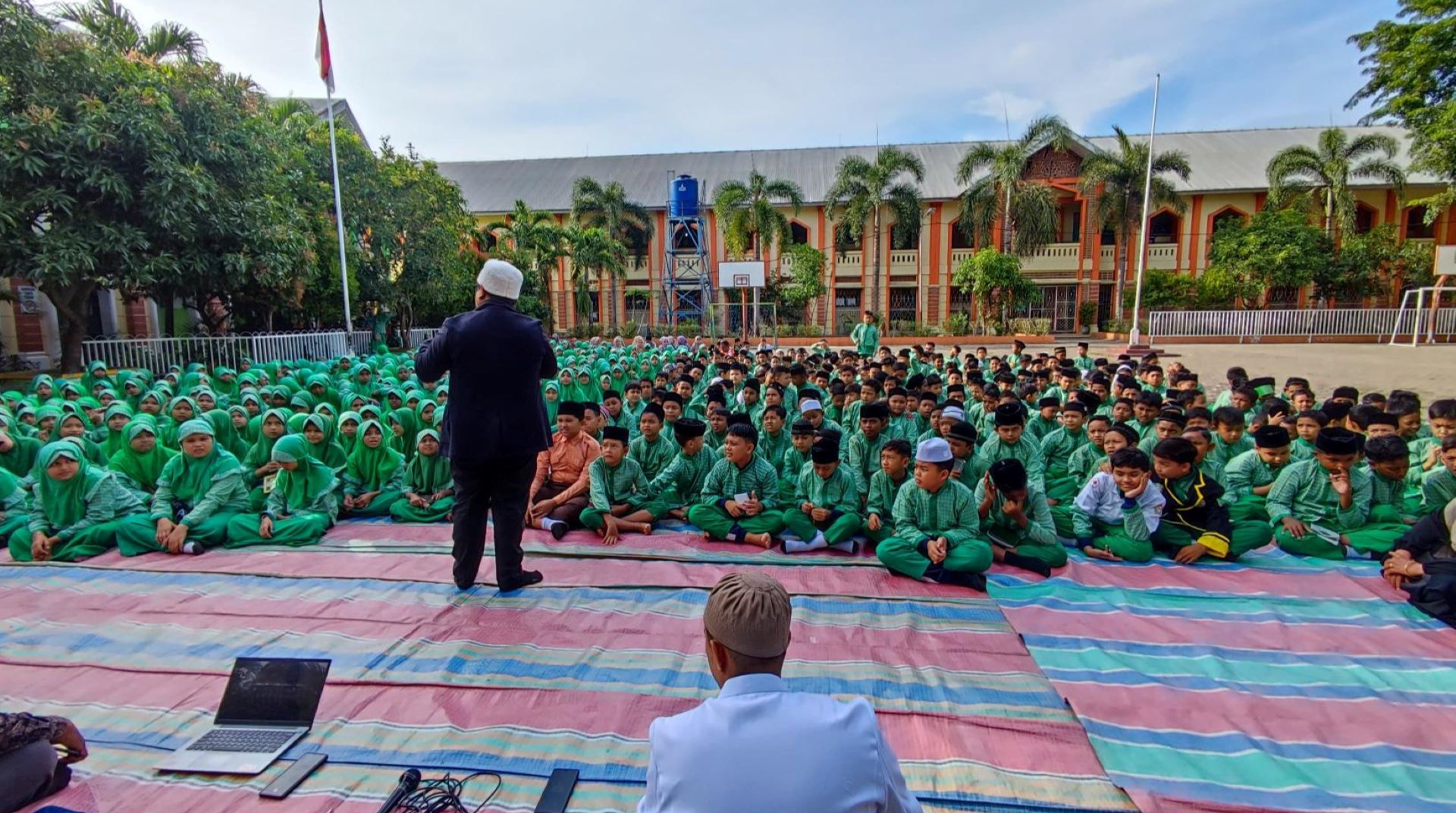 Tumbuhkan Kepedulian Palestina, DT Peduli Aceh Gelar Kajian Motivasi dan Muhasabah di MIN 20 Aceh Besar 