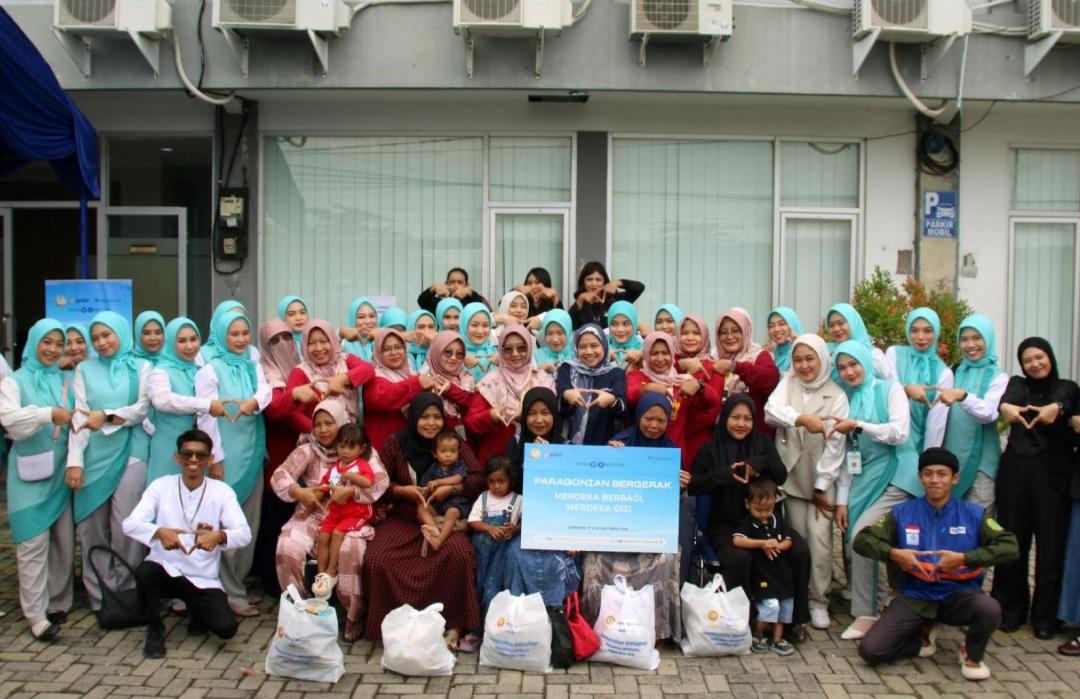 Merdeka Berbagi, Merdeka Gizi: PT Paragon Bersama DT Peduli dan Puskesmas Ciperna Ajak Masyarakat Perhatikan Gizi Anak 