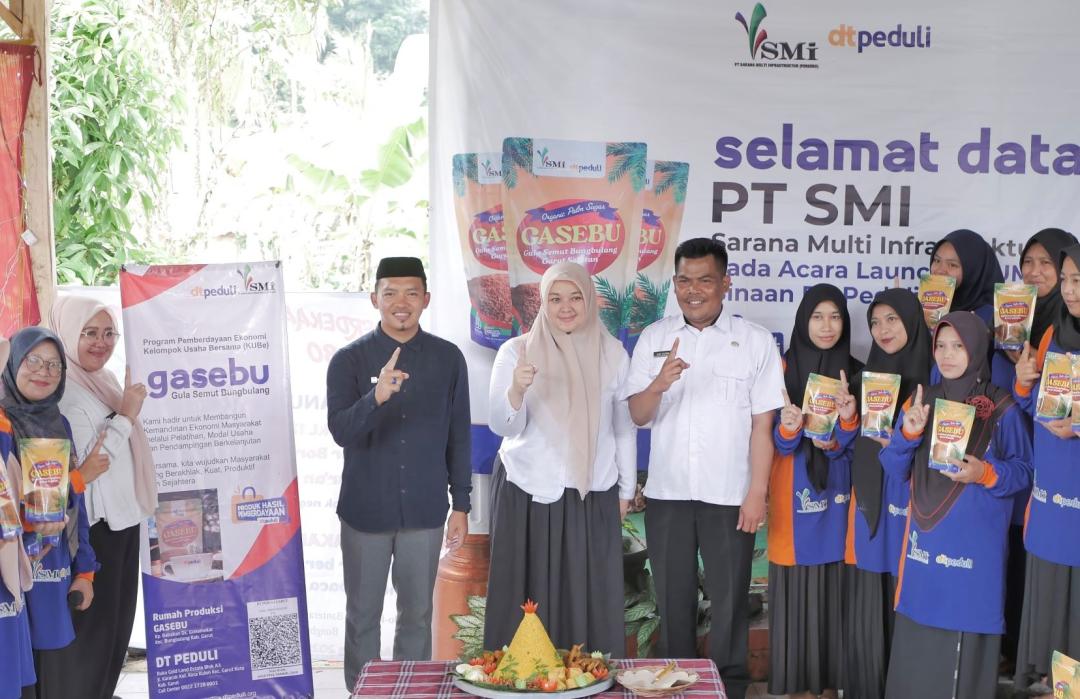 DT Peduli bersama PT SMI Luncurkan UMKM Gasebu, Pemberdayaan Ekonomi Masyarakat Bungbulang  