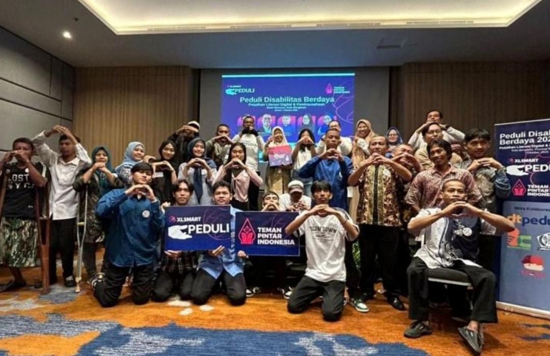 Peduli Disabilitas, DT Peduli Bersama XLSMART Gelar Pelatihan Literasi Digital dan Kewirausahaan di Bengkulu 