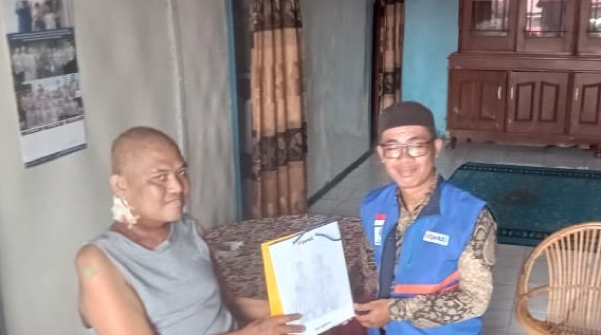DT Peduli Lubuklinggau Bantu Junaidi Berjuang Lawan Kanker Ganas