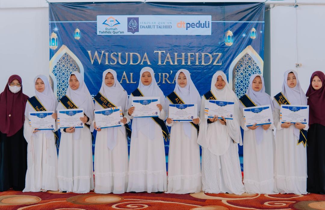Selesaiakan 30Juz dalam Satu Tahun, Santri Sekolah Quran Daarut Tauhiid Diwisuda
