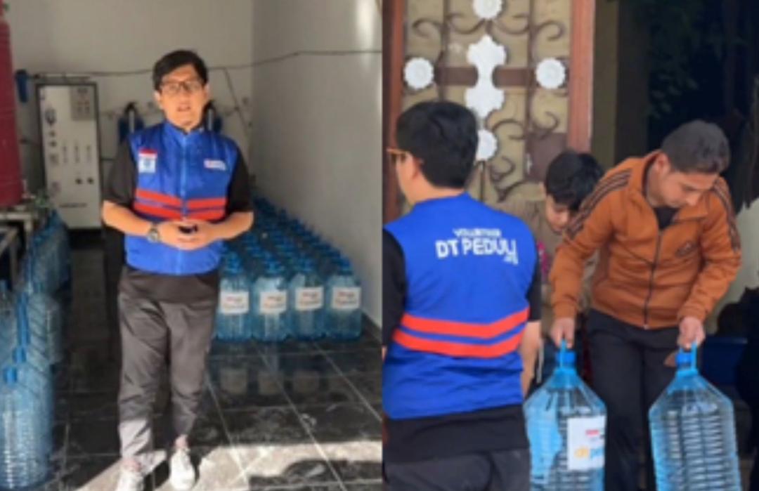 Hadapi Krisis Ekstrem, DT Peduli Salurkan Air Bersih dan Roti untuk Pengungsi Palestina di Suriah 