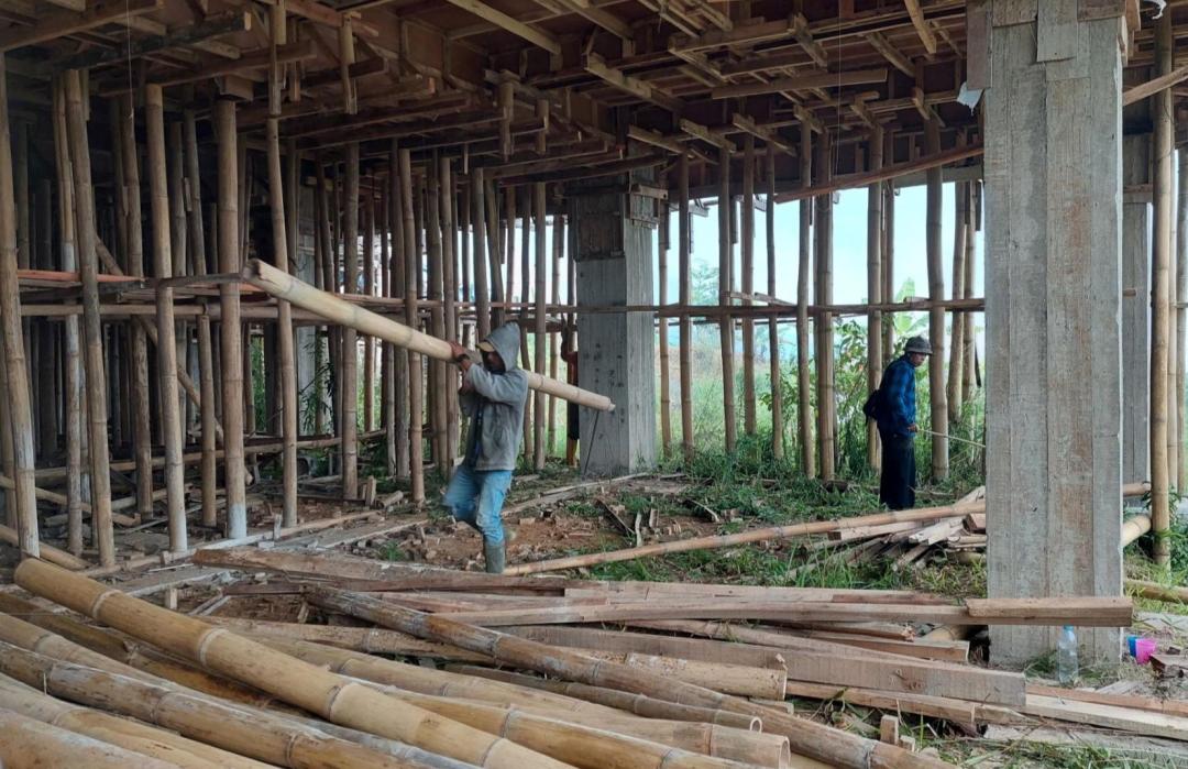 Pembangunan Masjid Rahmatan Lil ‘Alamin Eco Pesantren 3 Kuningan Kembali Dilanjutkan 