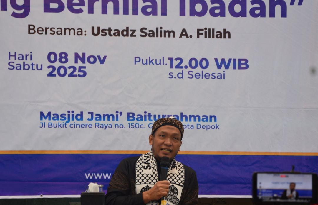 DT Peduli Depok Sukses Gelar Kajian bersama Ustadz Salim A. Fillah di Depok