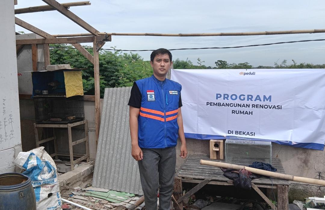DT Peduli Bekasi Merenovasi Rumah Sahabat Yatim Piatu di Sukaringin
