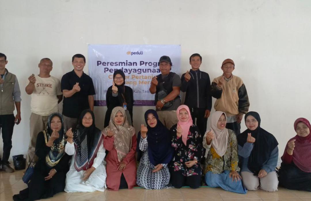 DT Peduli Tasikmalaya Resmikan Program Pendayagunaan Klaster Pertanian Bawang Merah 