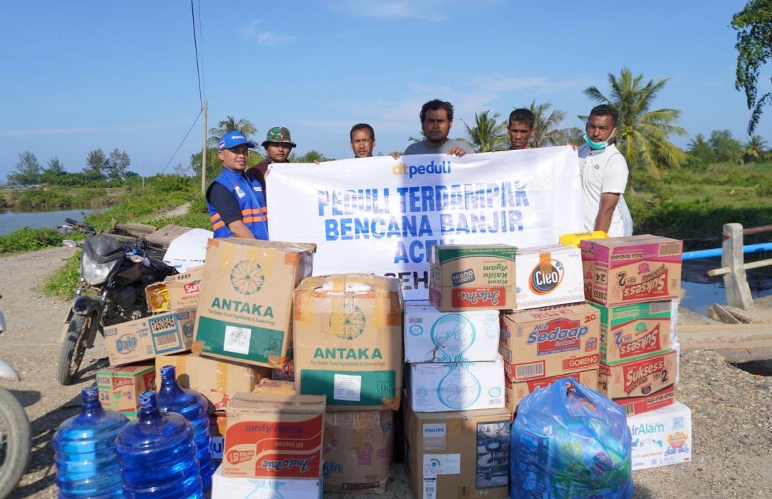 DT Peduli Salurkan Bantuan di Tiga Titik Bireuen, Ribuan Warga Masih Bertahan di Pengungsian 