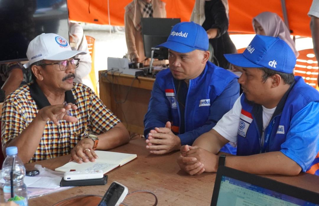 DT Peduli Perkuat Koordinasi Penanggulangan Bencana dengan Pemkab Bireuen dan BNPB