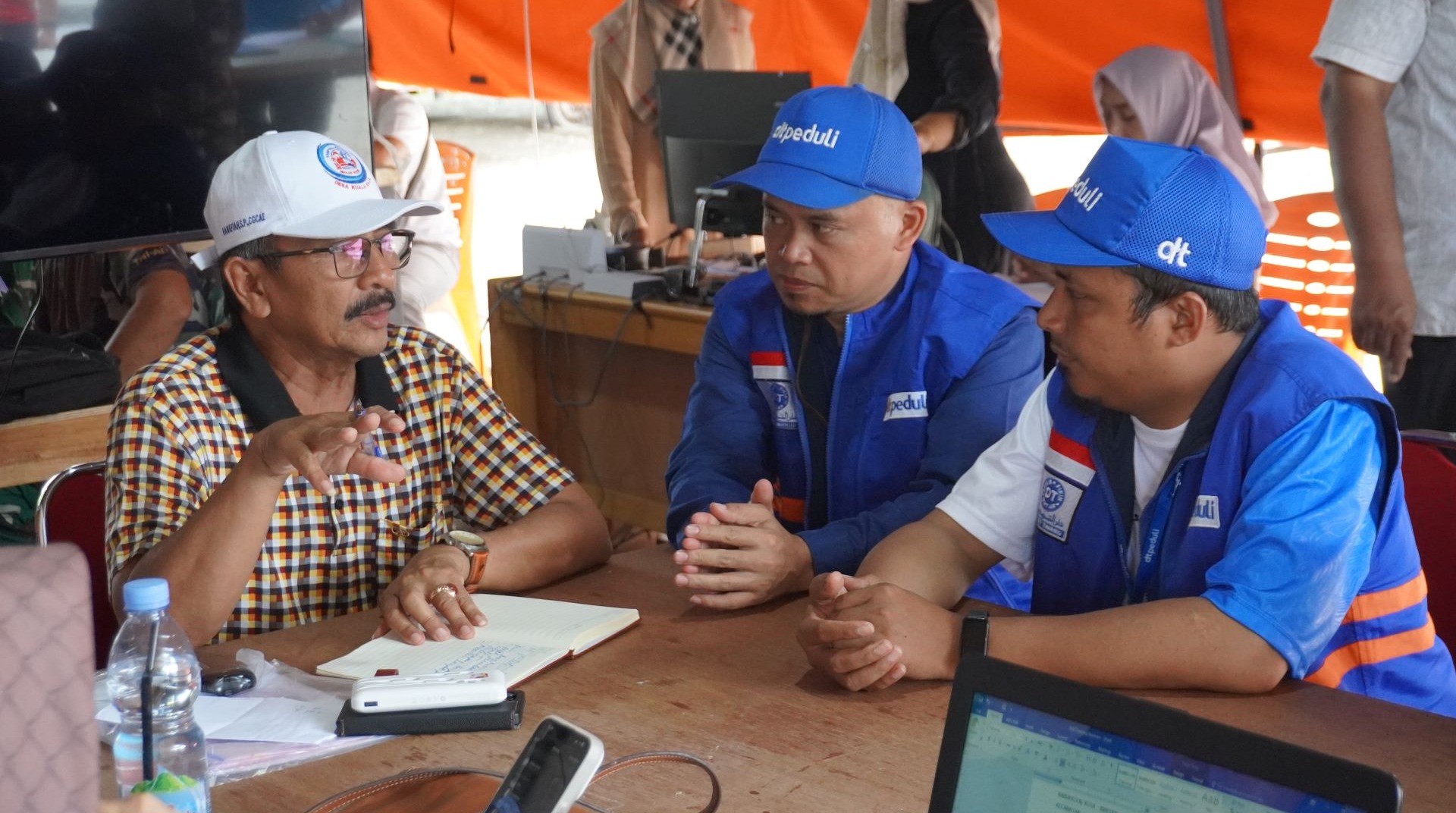 DT Peduli Perkuat Koordinasi Penanggulangan Bencana dengan Pemkab Bireuen dan BNPB