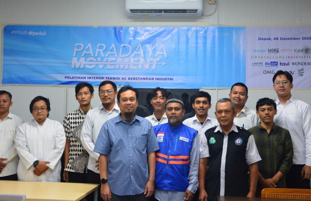DT Peduli, PT Paragon, dan AC-CALLS Bersinergi Cetak Calon Teknisi AC Profesional melalui Program PARADAYA MOVEMENT 