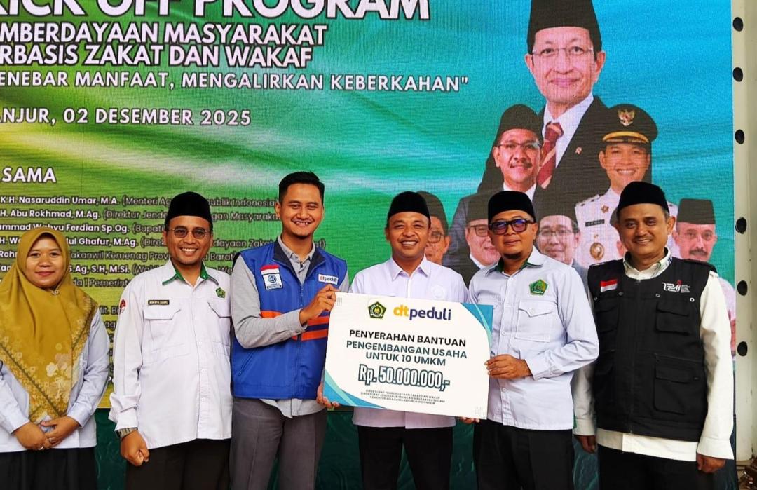 Cianjur Resmi Jadi Kota Wakaf, DT Peduli Cianjur Hadiri Acara Kick Off Program Pemberdayaan