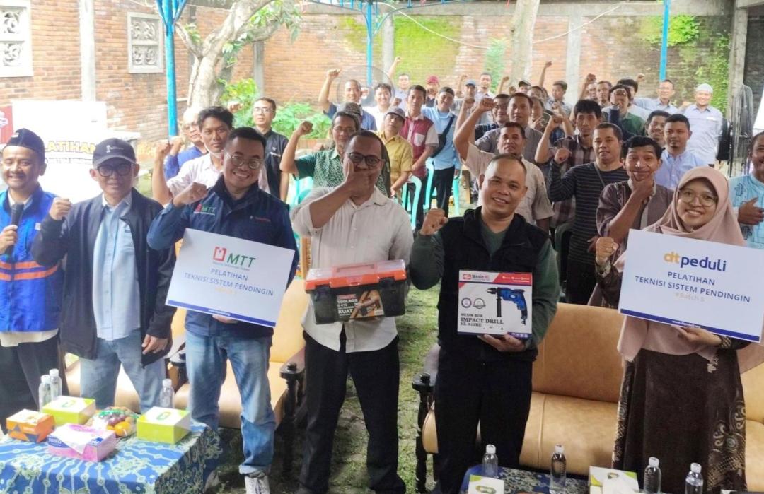 Dorong Kemandirian Ekonomi, DT Peduli Jawa Tengah Cetak Tenaga Ahli Melalui Pelatihan Teknisi AC Angkatan Kelima 