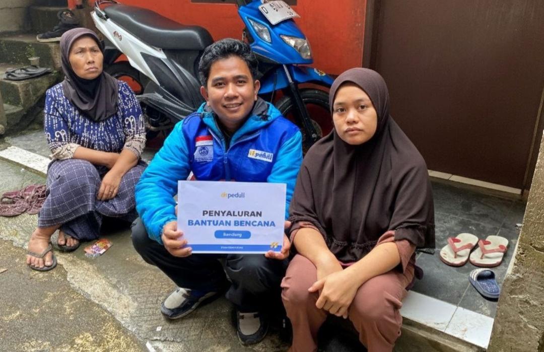 DT Peduli Bandung Salurkan bantuan untuk Warga Terdampak Bencana Longsor Curug Sigay