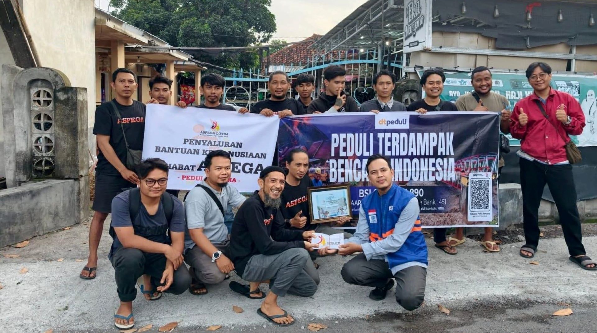 Kompak Berdampak, Asosiasi Pedagang HP Lombok Timur dan DT Peduli NTB Galang Dana untuk Bencana Sumatera 