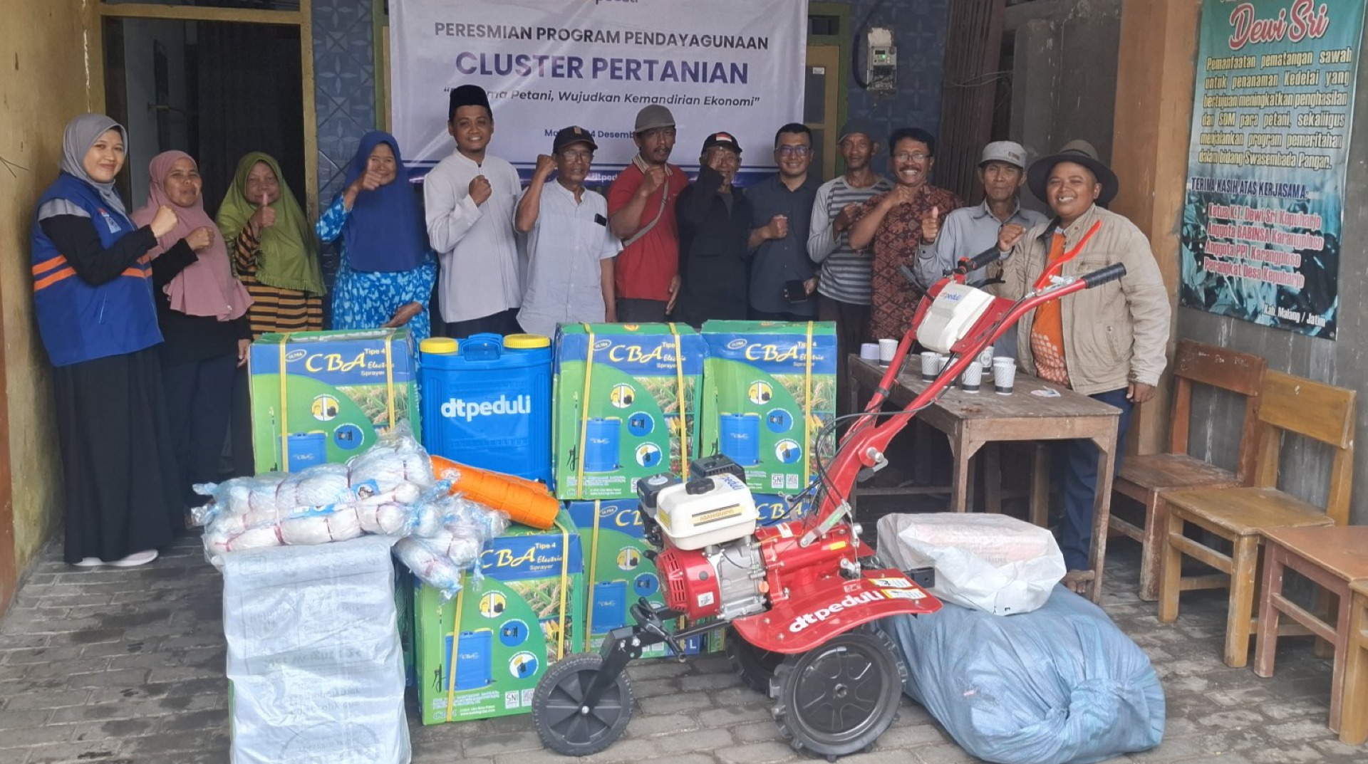 Kuatkan Ketahanan Pangan: DT Peduli Malang laksanakan Program Pemberdayaan Cluster Pertanian di Malang