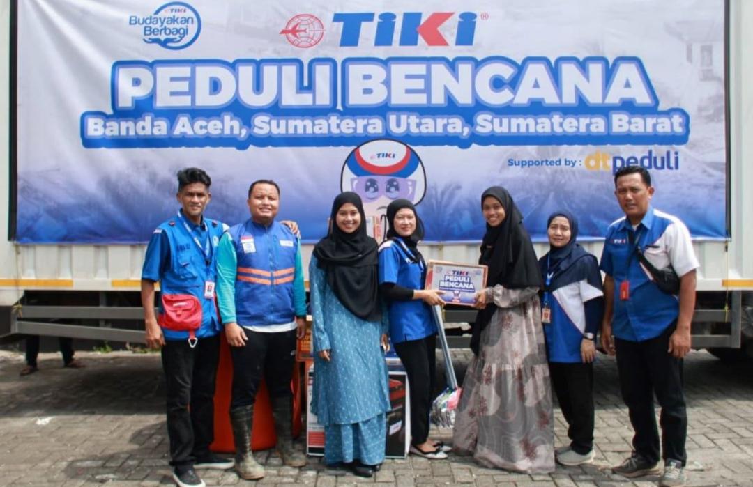 Bantuan TIKI Indonesia Tiba di Posko Sumatera Utara, DT Peduli Siap Menyalurkan