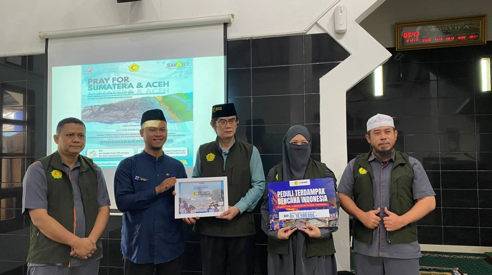 Wujud Empati Tenaga Medis, RSI Assyifa Sukabumi Donasikan Rp10,5 Juta untuk Bencana Sumatera Melalui DT Peduli 