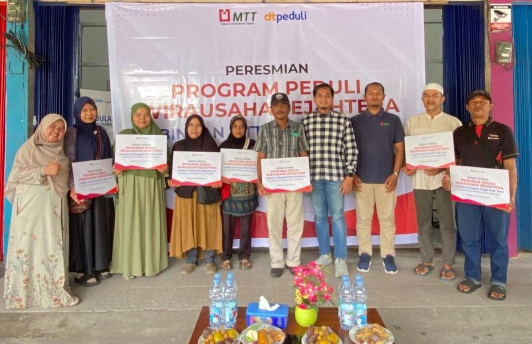 MTT Sumbagteng dan DT Peduli Riau Resmikan Program Wirausaha Sejahtera di Pekanbaru 
