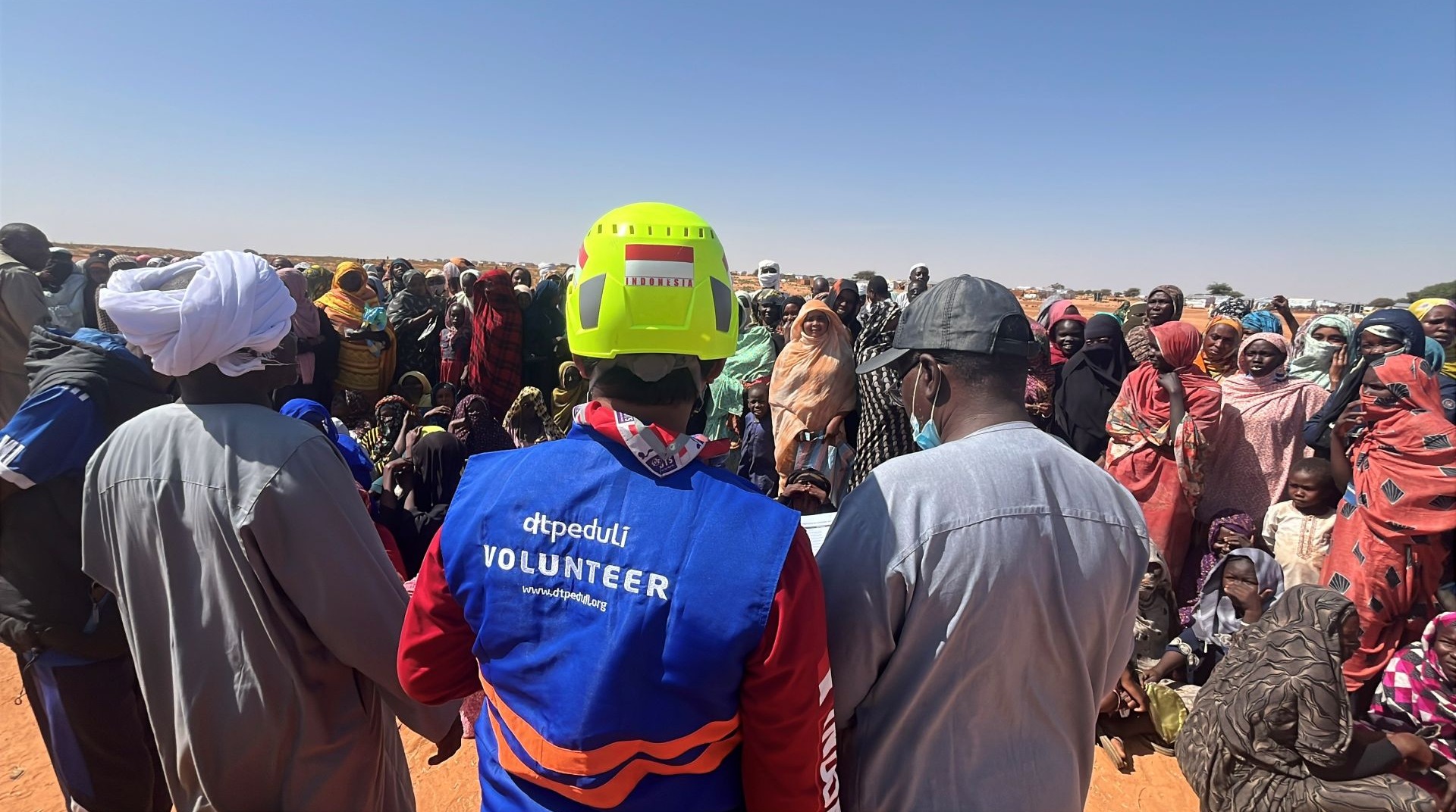 DT Peduli Salurkan Bantuan Paket Pangan kepada Pengungsi Sudan di Tengah Konflik Berkepanjangan 