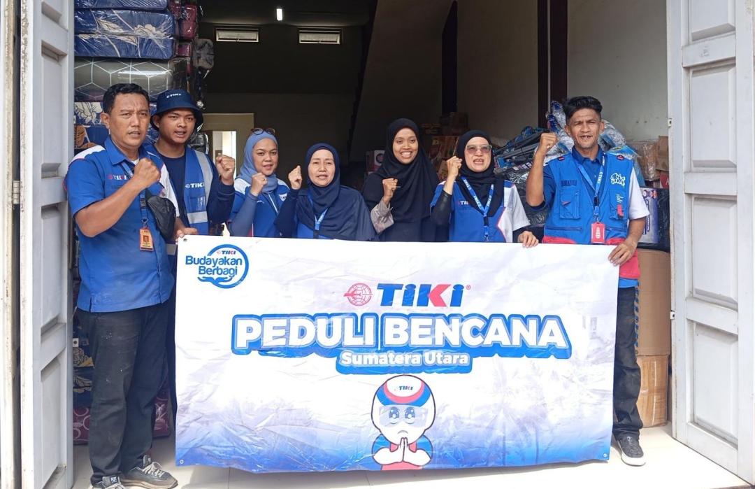 TIKI Indonesia Salurkan Satu Truk Paket Sembako untuk Korban Banjir Sumatera Melalui DT Peduli Sumut 