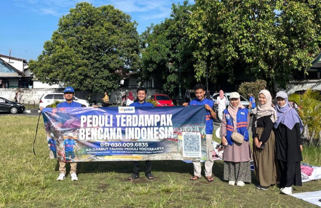 Gugah Solidaritas, DT Peduli Yogyakarta Galang Donasi Bencana Sumatera di Alun-Alun Kidul 