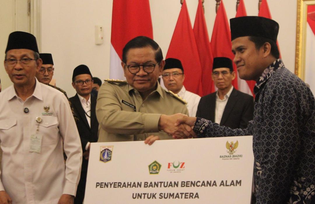 Bersama Gubernur Jakarta, DT Peduli Lepas Bantuan Kemanusiaan Bencana Sumatera 