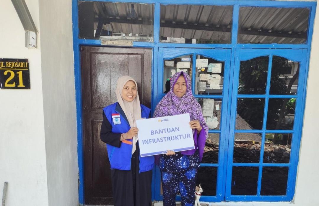 Kado Akhir Tahun Woro, Rumah Layak Huni Amanah Mendiang Ayah 