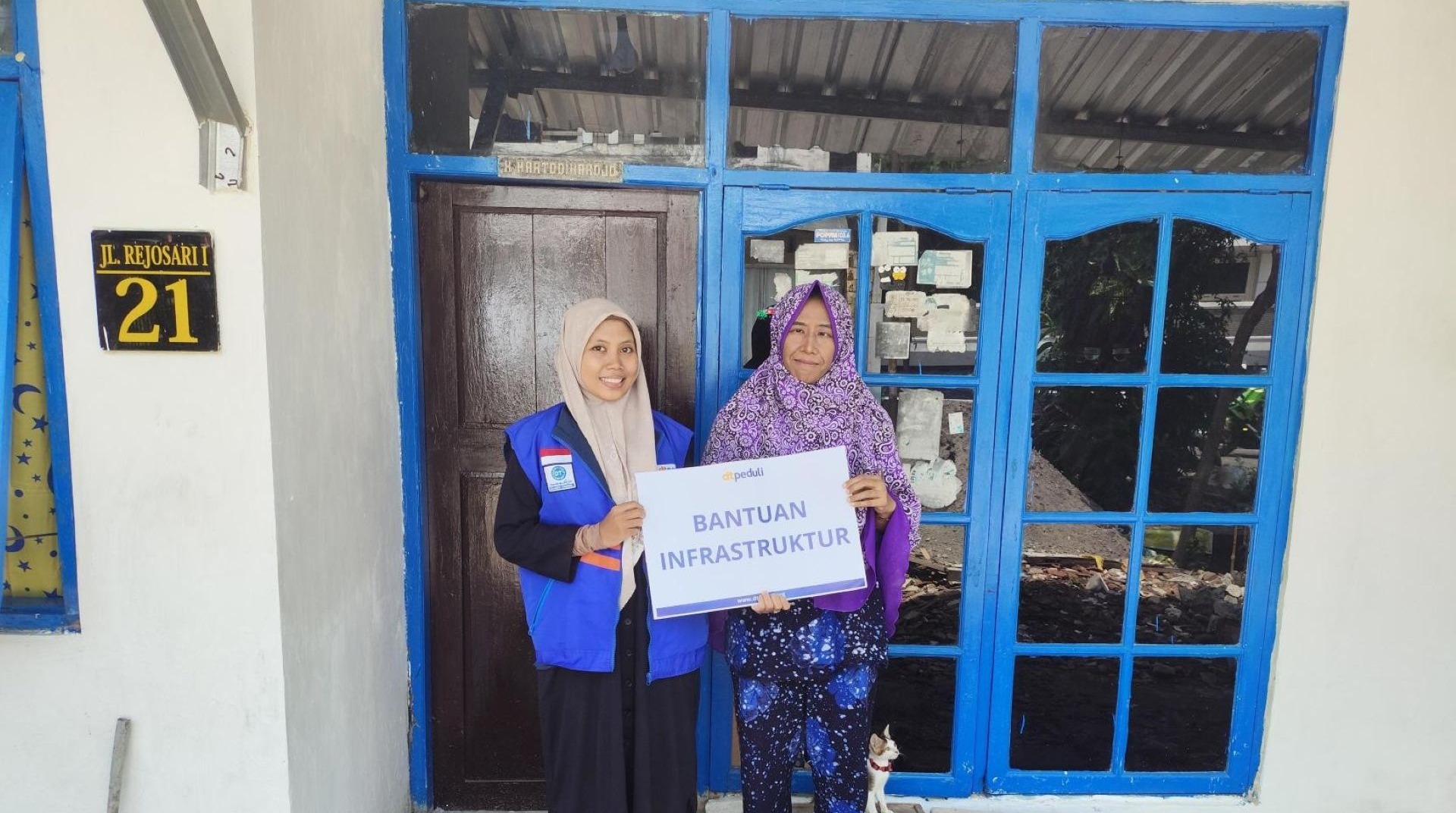 Kado Akhir Tahun Woro, Rumah Layak Huni Amanah Mendiang Ayah 