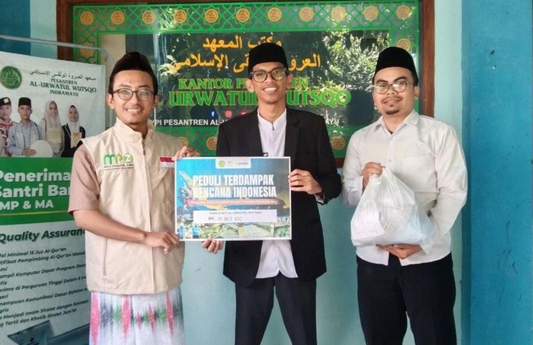 Bersama DT Peduli, Keluarga Besar Al-Urwatul Wutsqo Indramayu Galang Dana Rp19,5 Juta untuk Korban Banjir Sumatera 