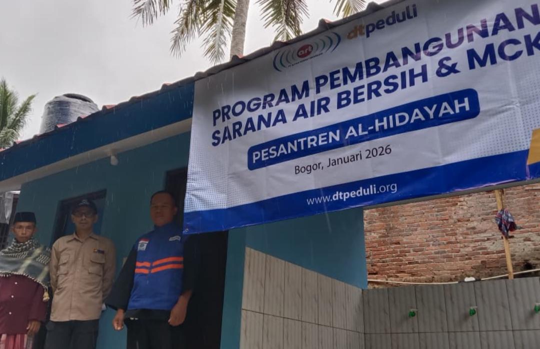 Tingkatkan Higienitas Santri, DT Peduli dan PT. Alpha Romeo Teknologi Resmikan MCK 